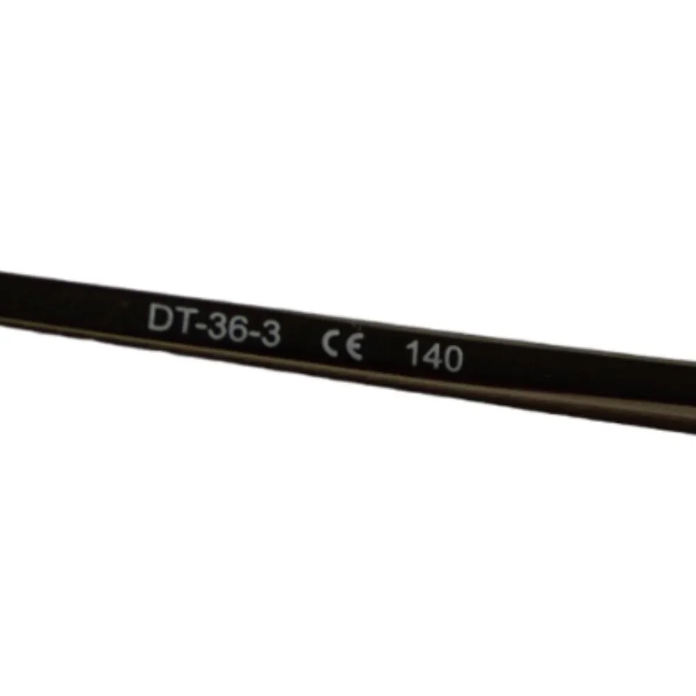 Trump Rectangular Half Rim Gold & Gunmetal Tone Eyeglass Frames - Picture 7 of 10